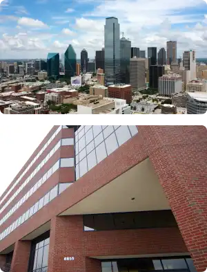 photo of dallas and photo of tech academy underneath